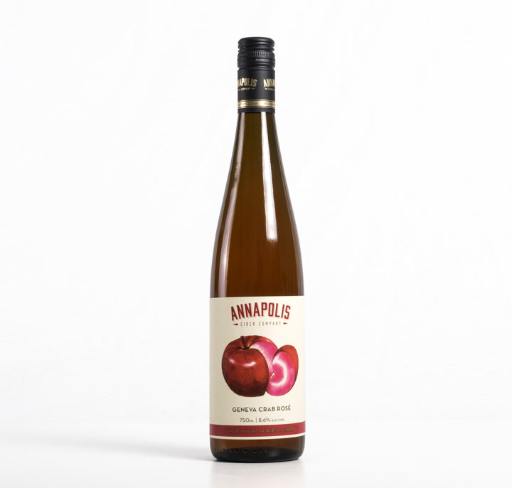 Bottle of Geneva Crab Rosé cider